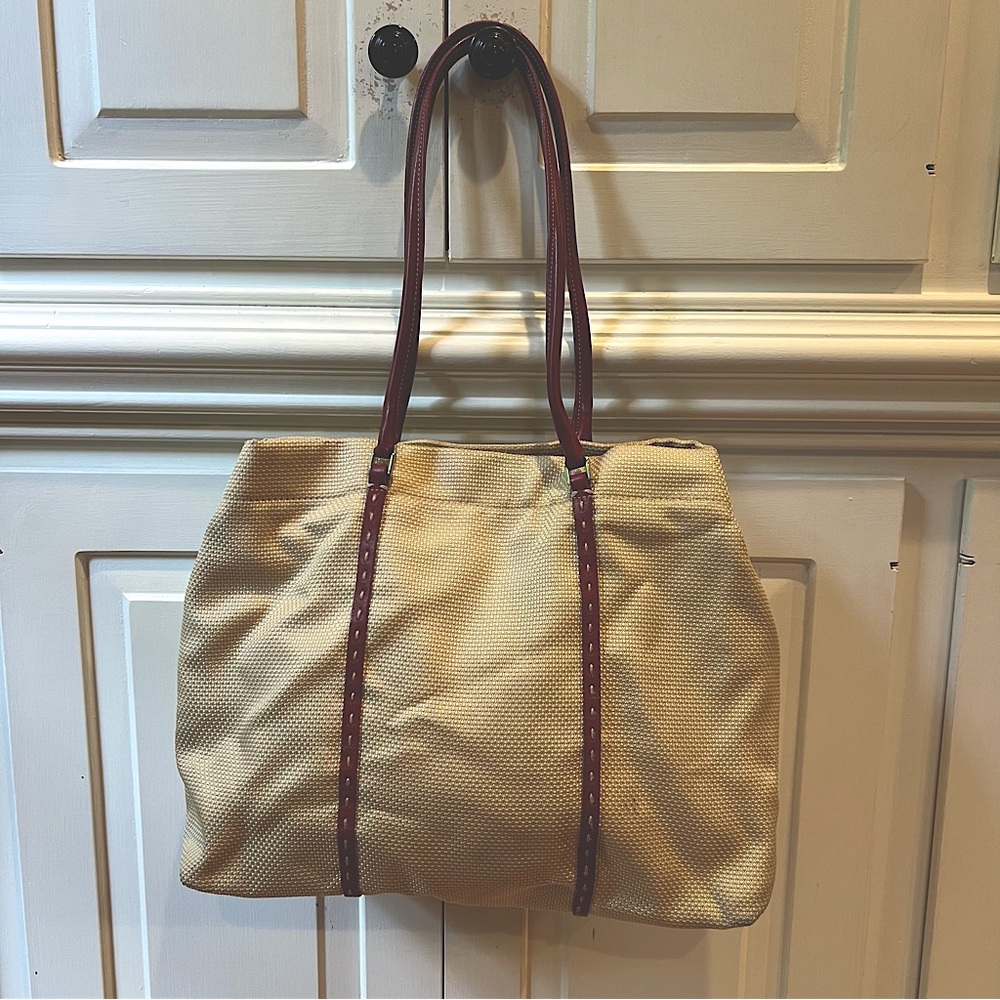 Antonio Melani Cream & Red Purse